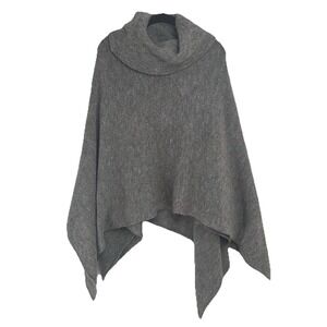 World Market Sweater Poncho One Size Wool Blend Cozy Cottagecore Grandmacore